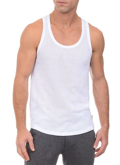 givenchy men's tank top|Tank top in mesh .